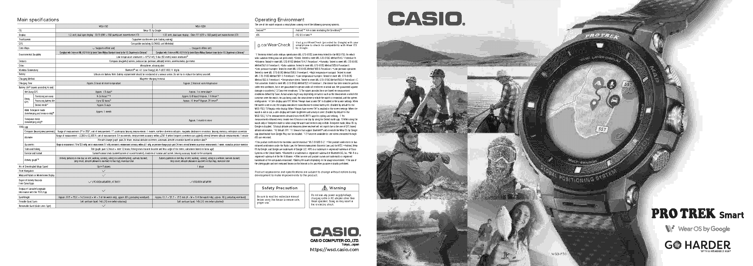 casio protrek instruction manual