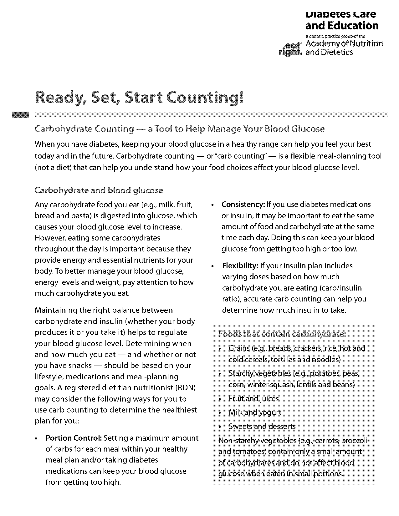 beginners guide to carb counting