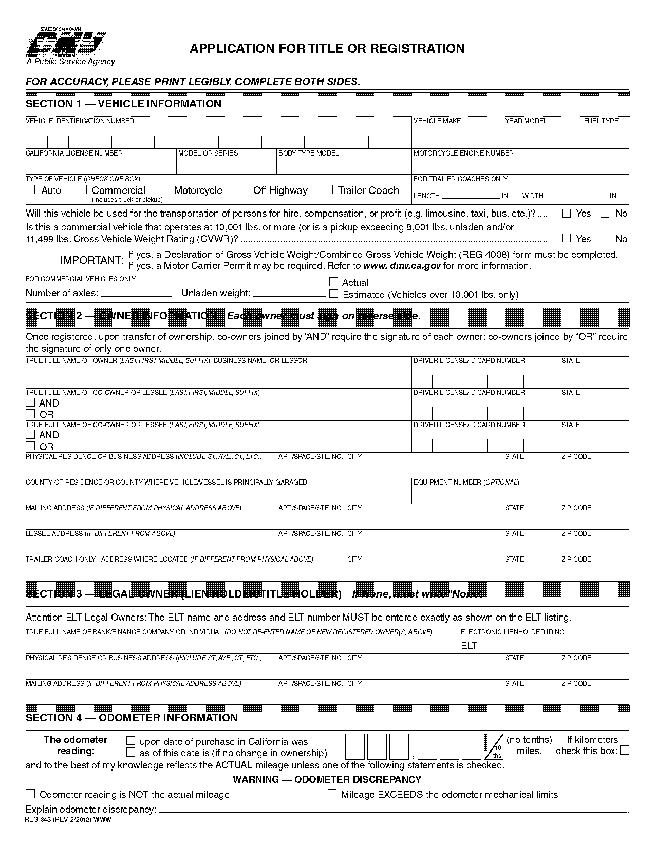 ca dmv car renewal fees