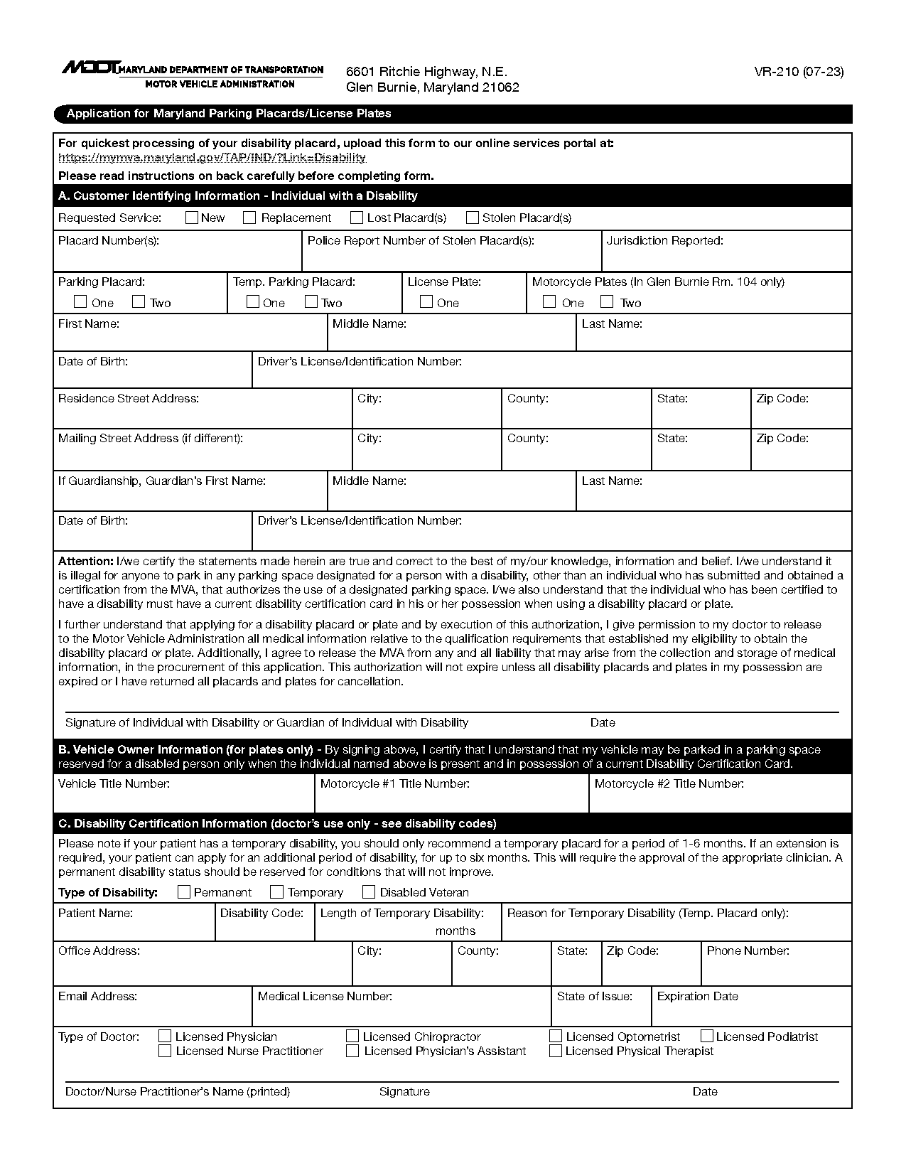 dmv maryland tag renewal