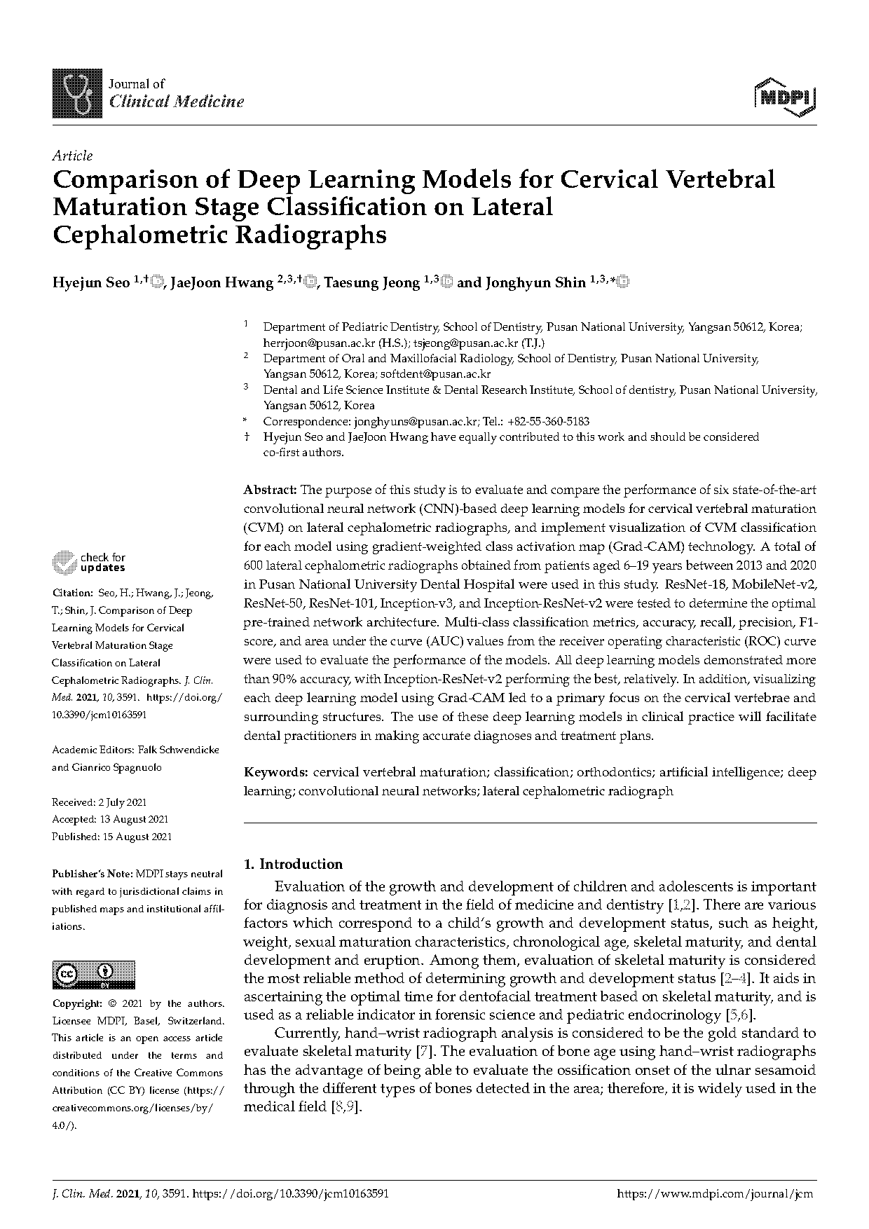 skeletal maturity indicators review article