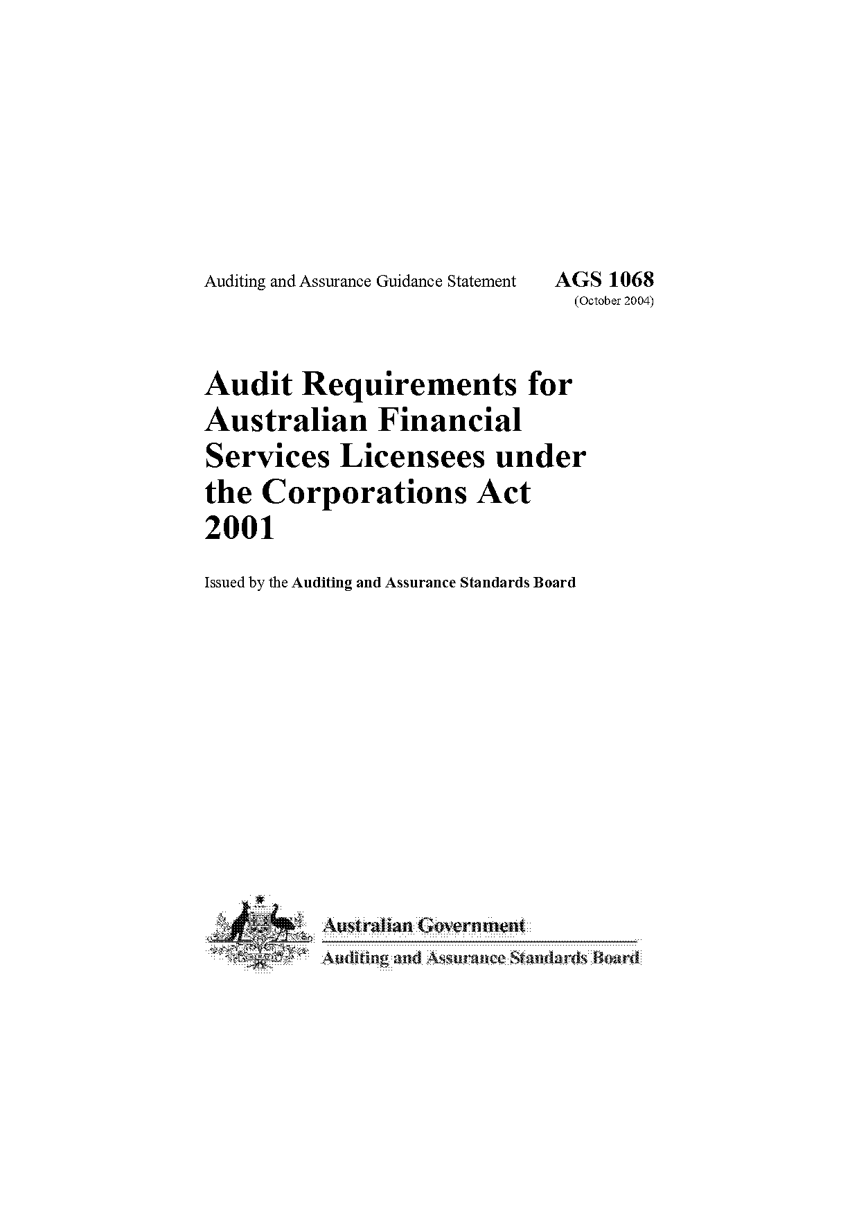 afsl audit report template