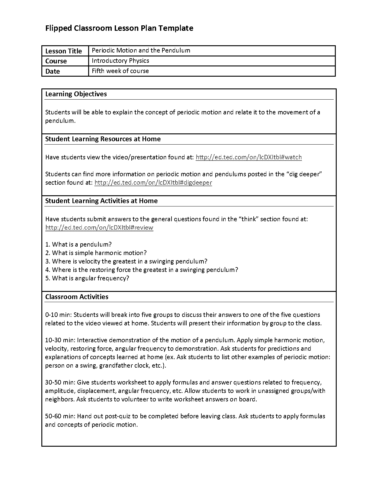 simple present lesson plan doc