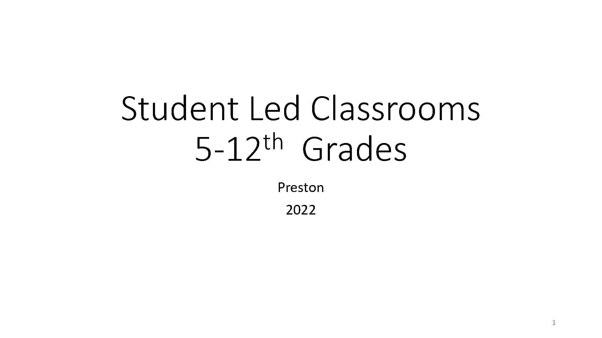 student led conference template