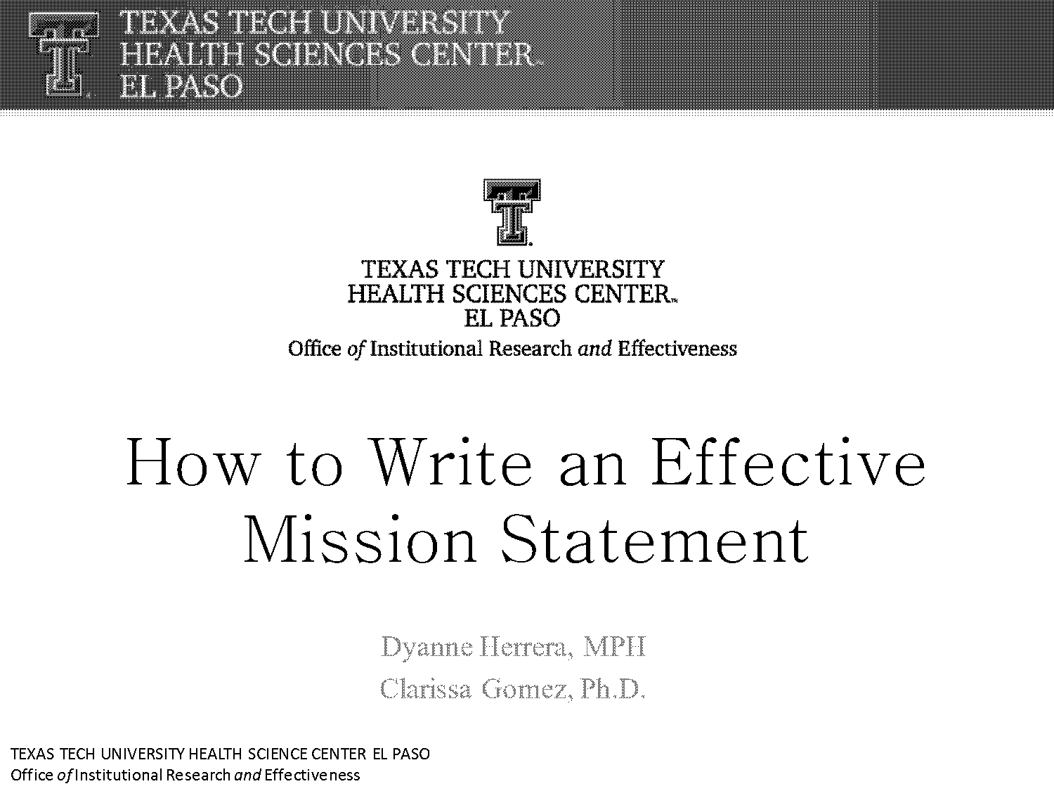 sample it department mission statement