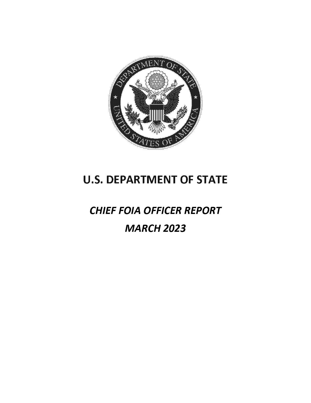 fbi reports to the state department