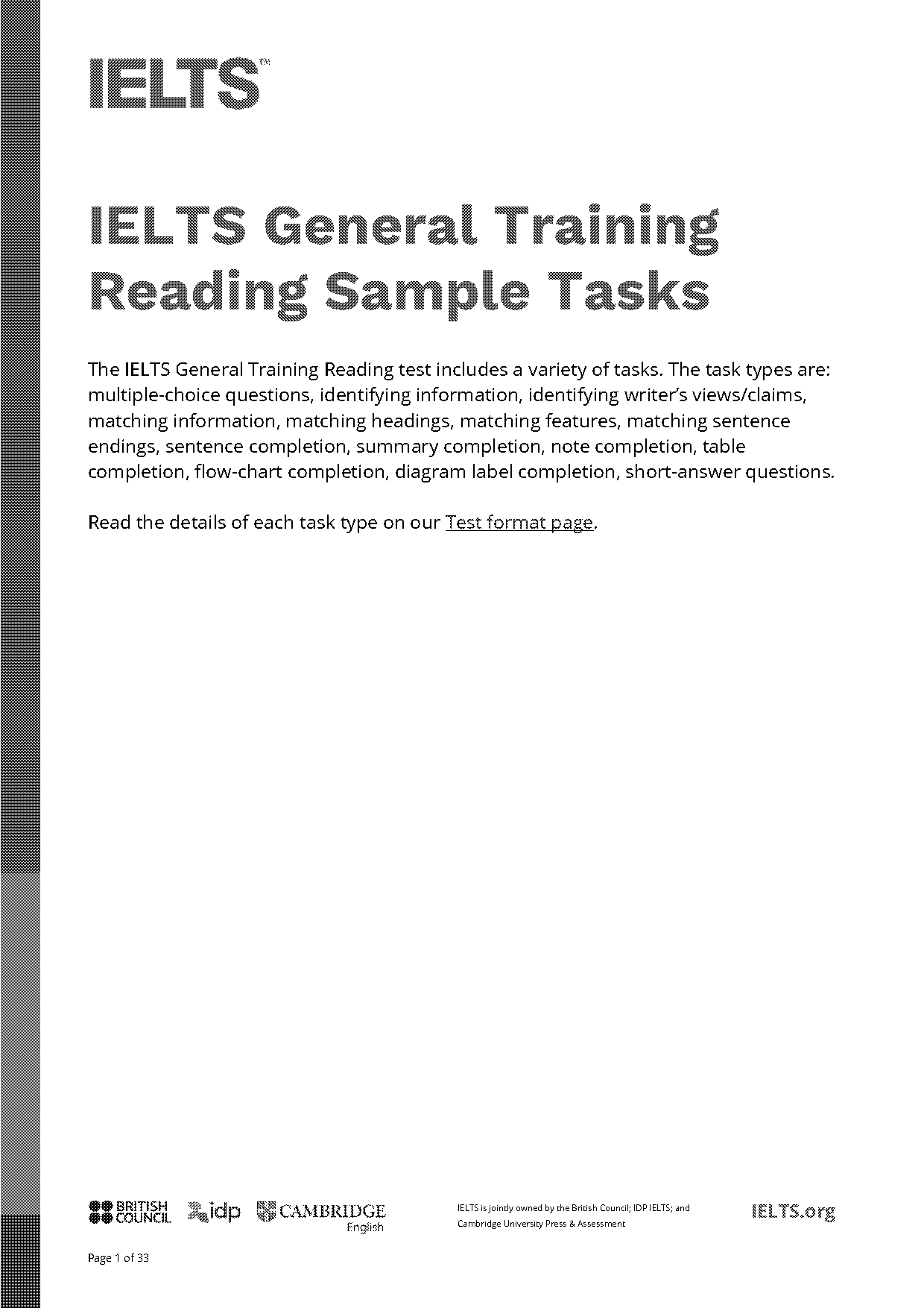 ielts general training reading practice test pdf with answers canada