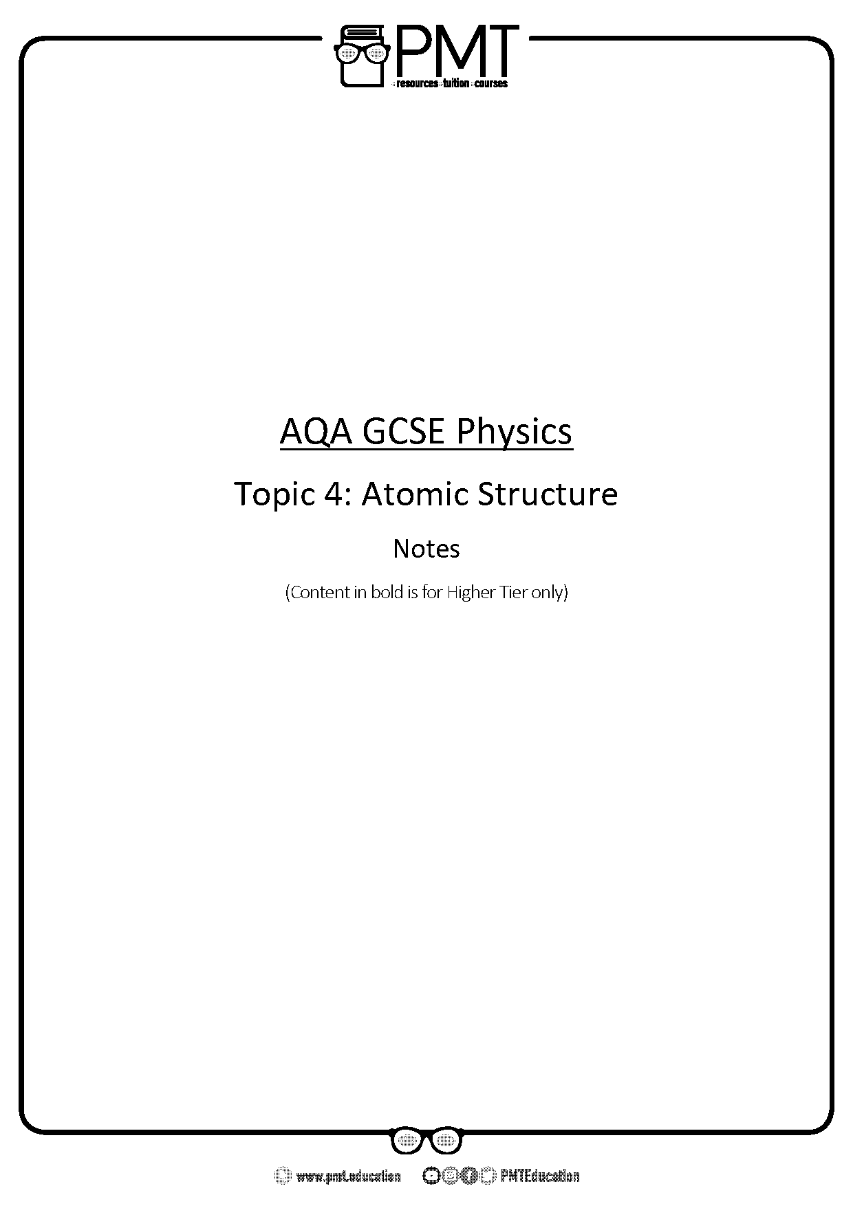 aqa gcse physics notes pdf