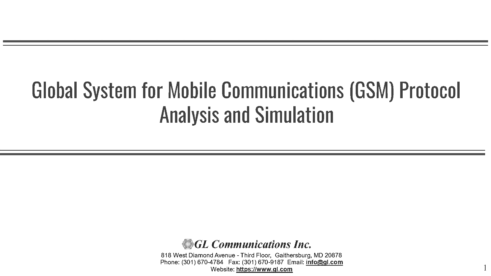 gsm protocol architecture pdf