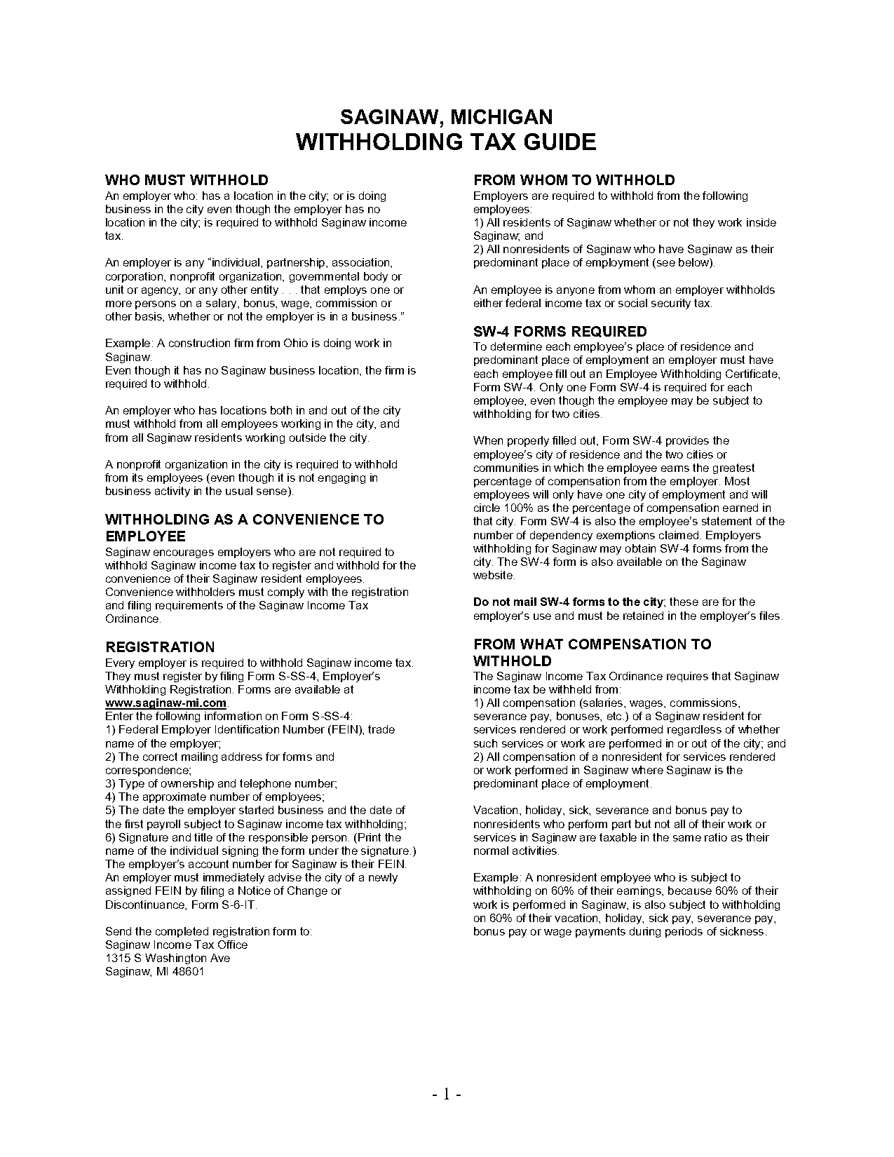 city of saginaw mi property tax due dates