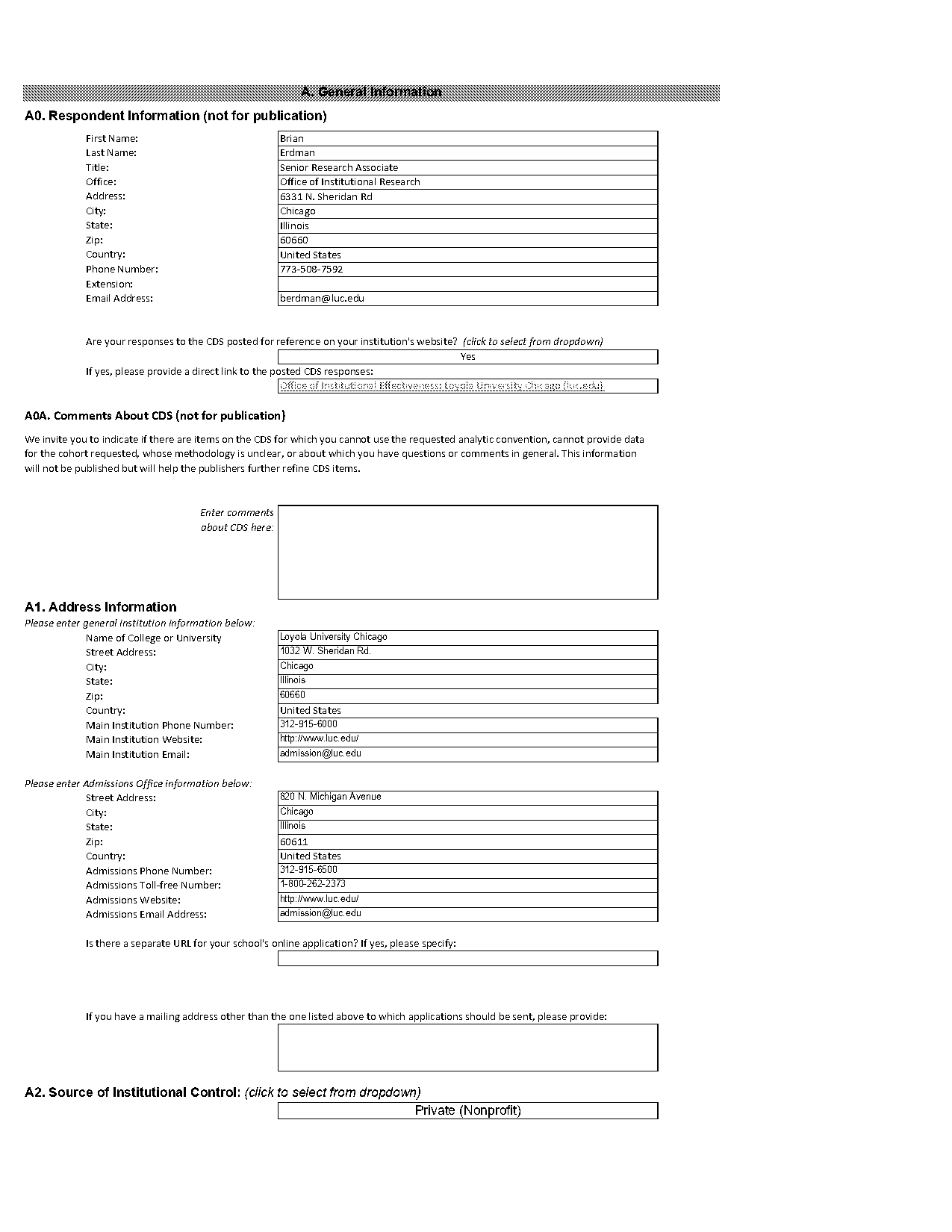 loyola chicago sat score requirements