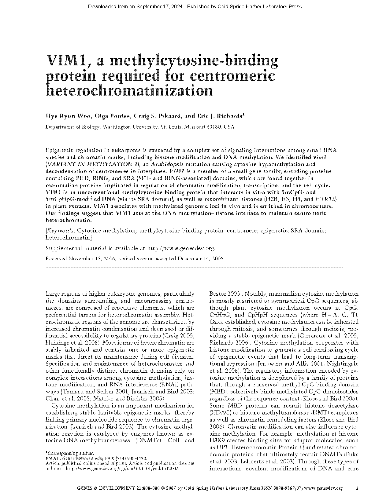 chromatin modification and dna mutation