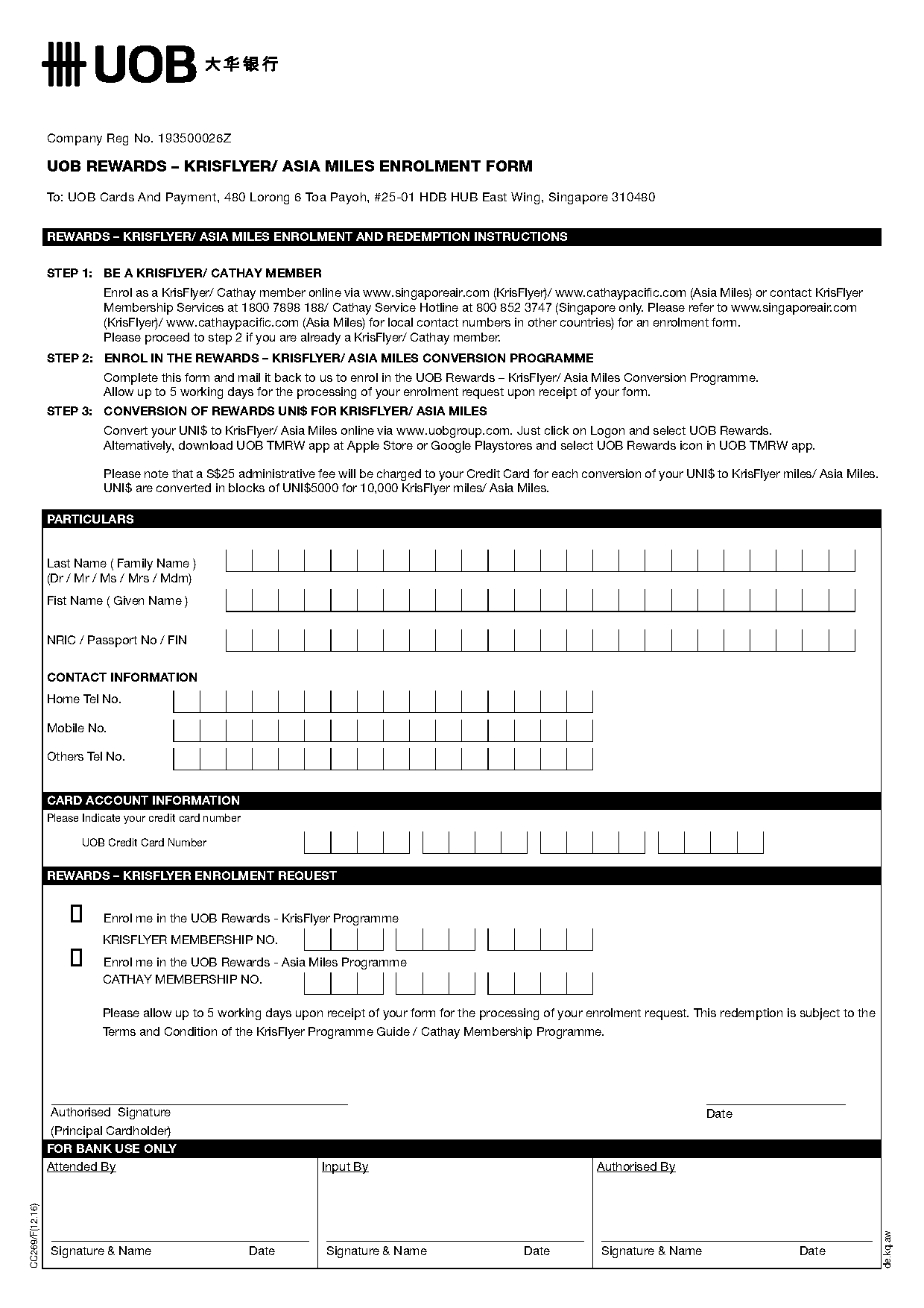 krisflyer missing miles claim form