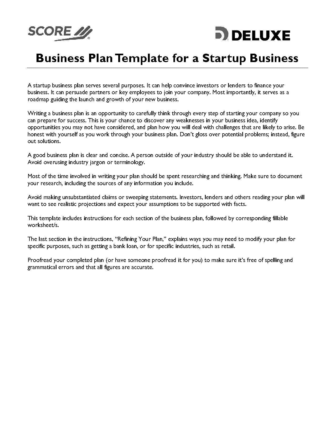 free financial plan template excel