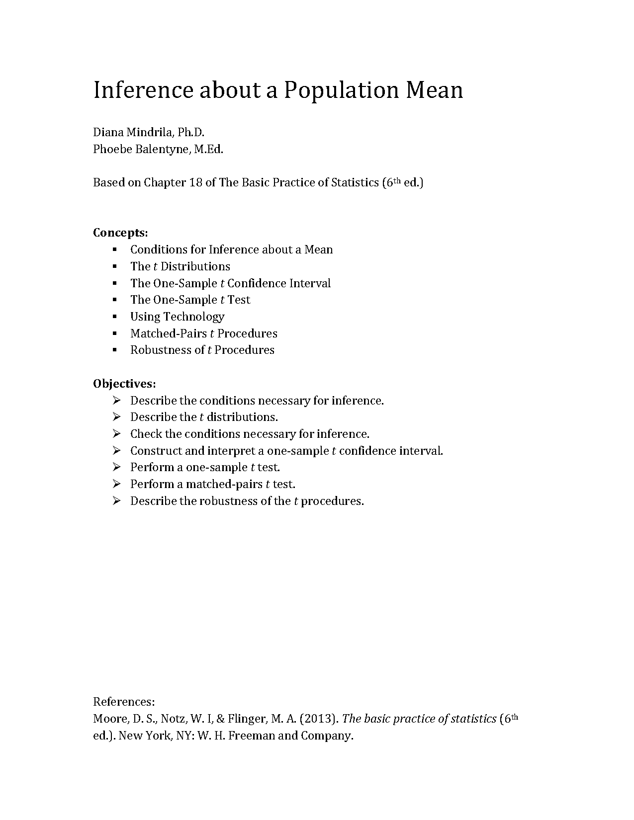 sample size for finding a population mean