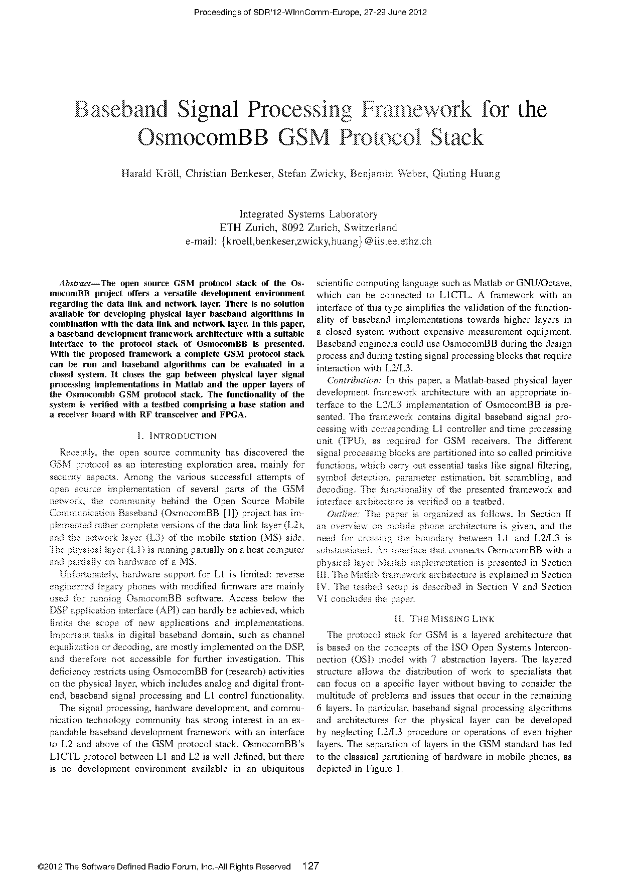 gsm protocol architecture pdf