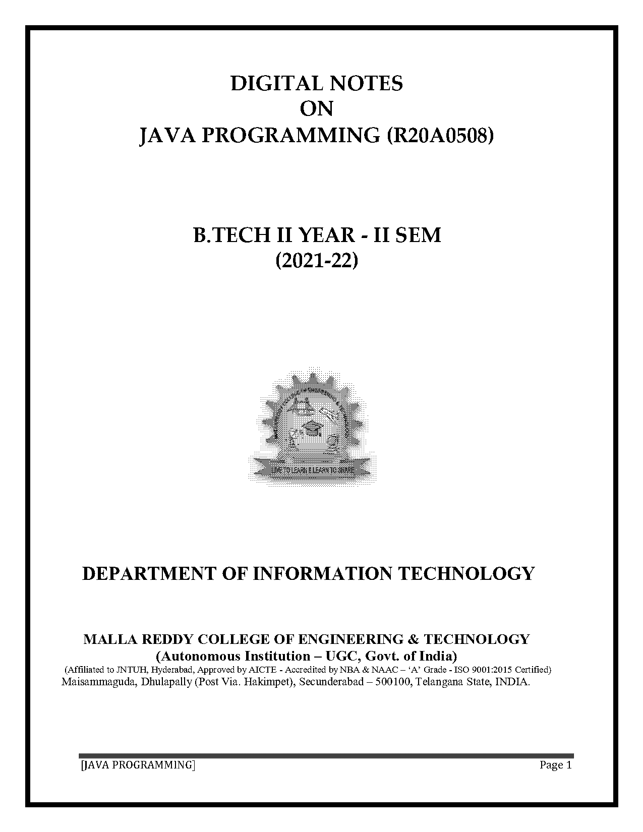 hartron pgdca sample paper