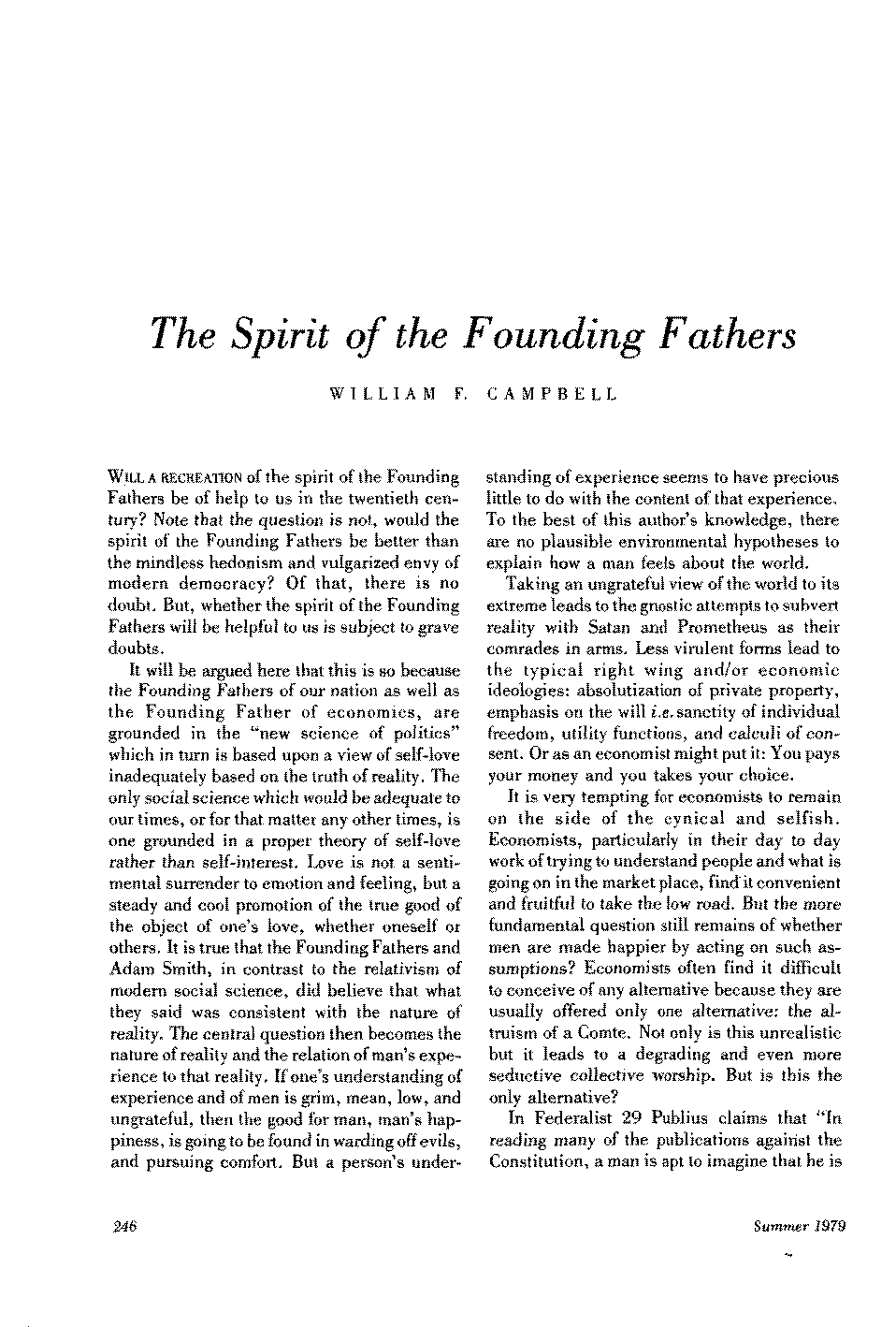 founding a science of the spirit pdf