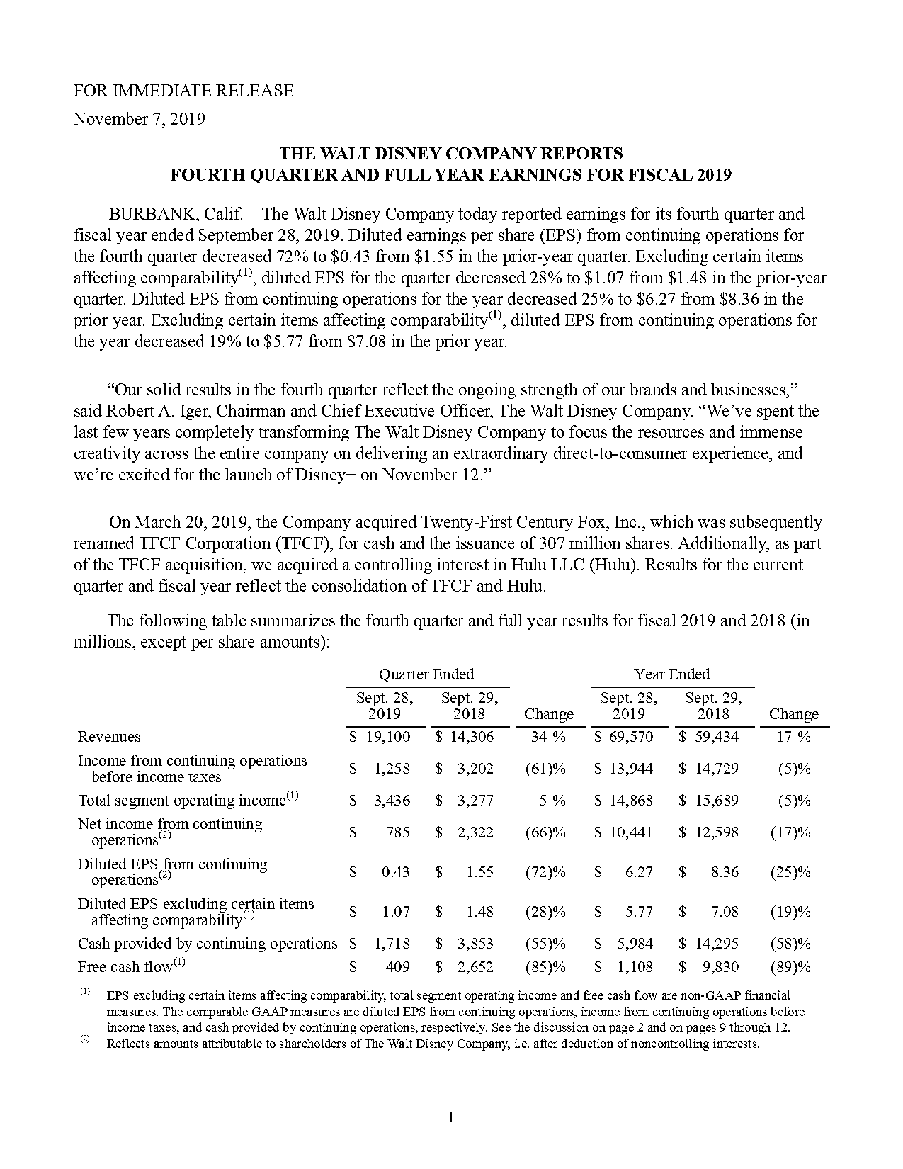 items affecting cash flow statement