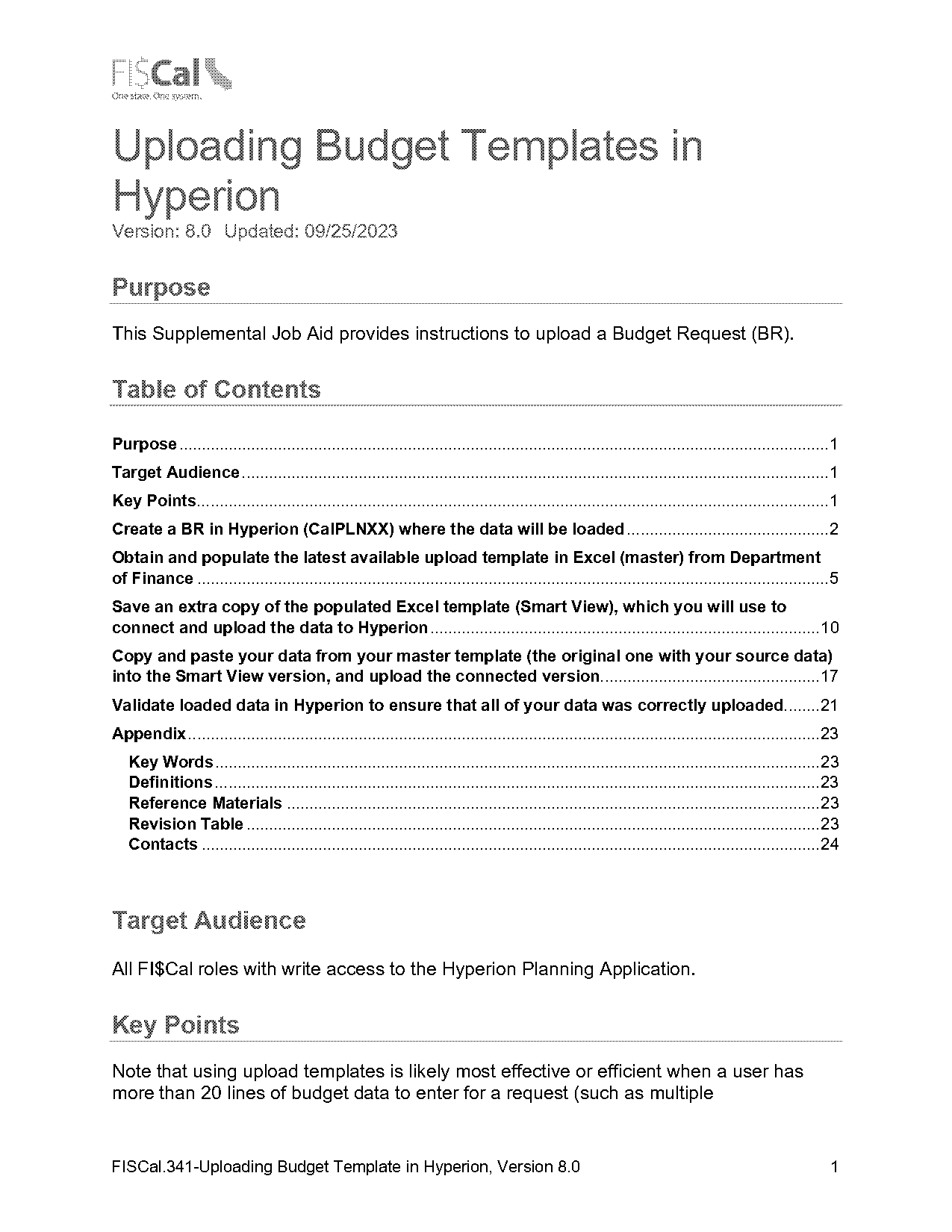 creating a budget template