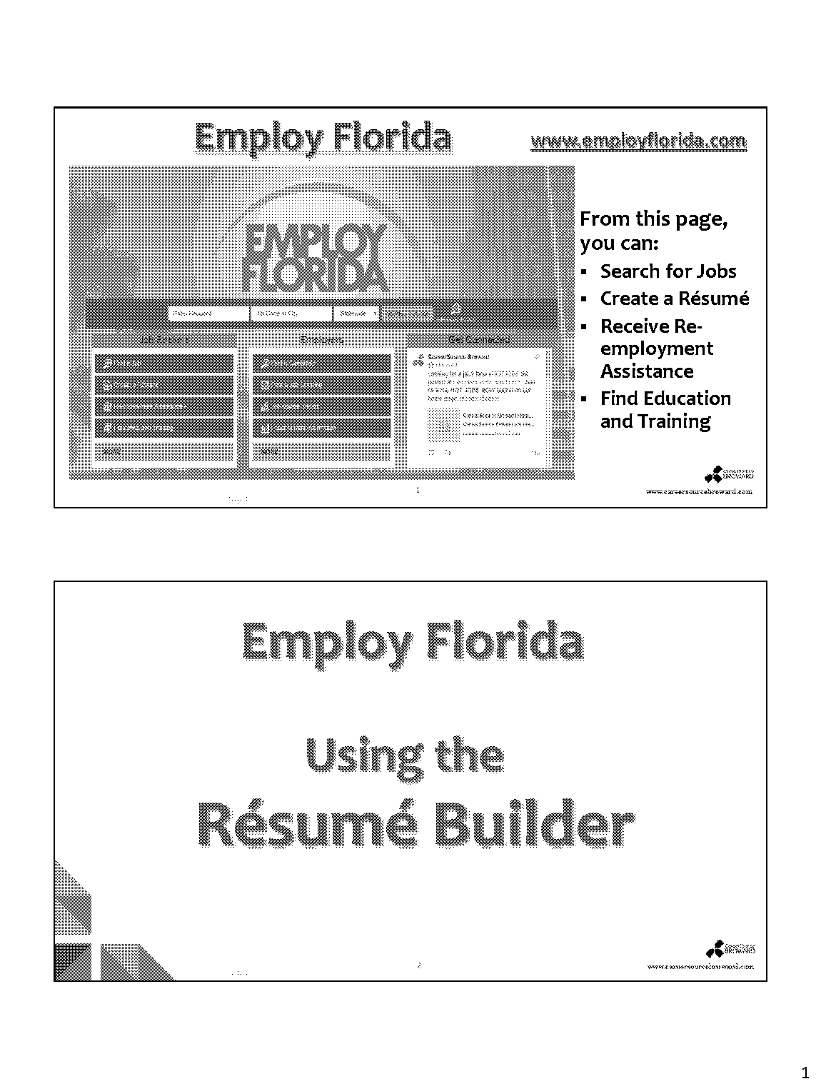 resume services broward county