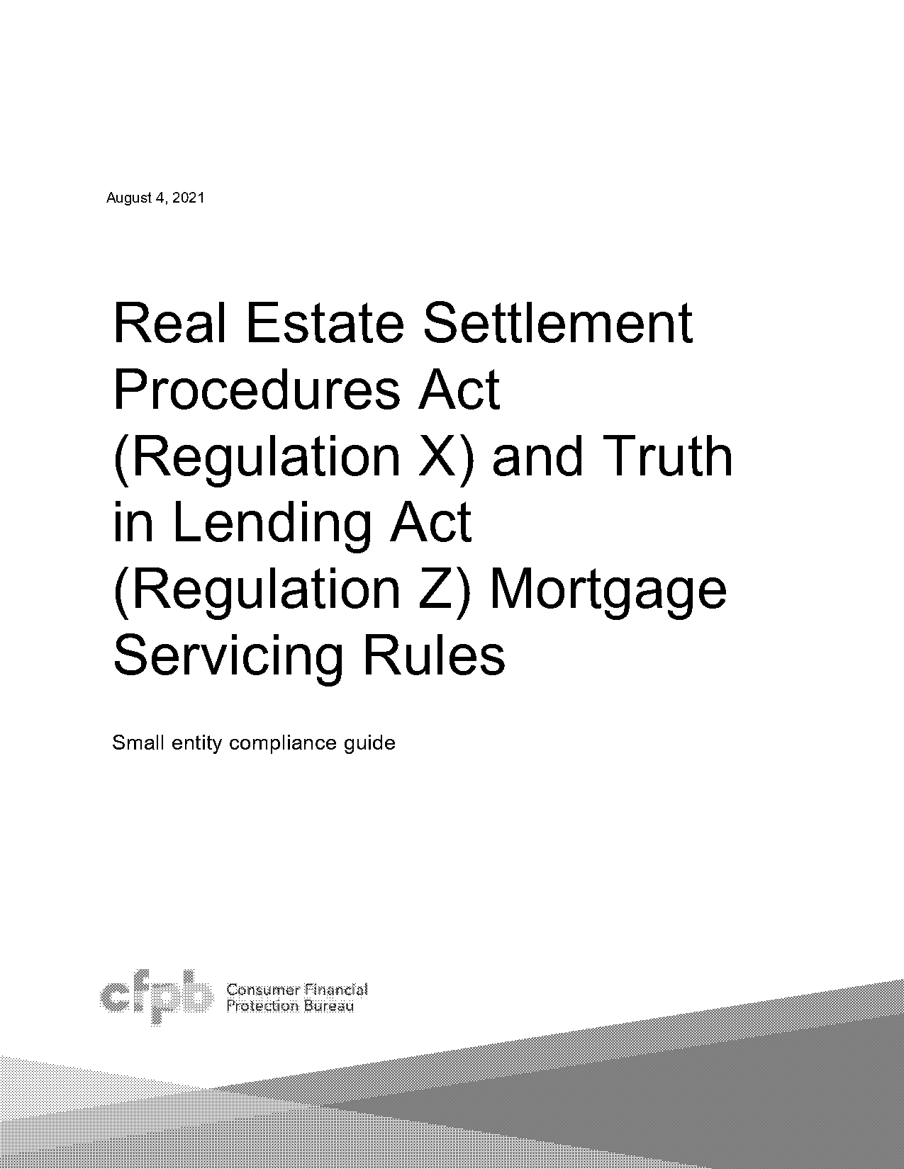 how does cfpb enforce mortgage servicing rules