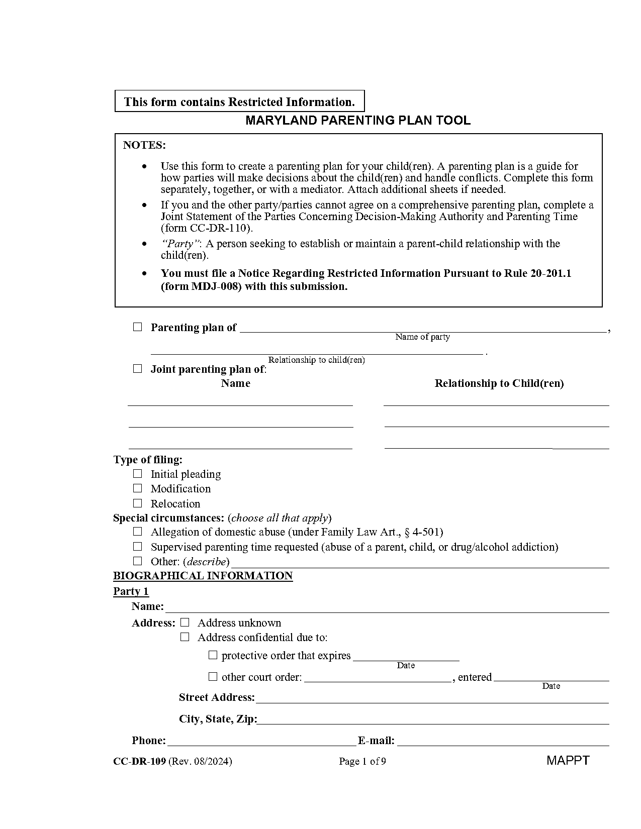 order form for clothing template