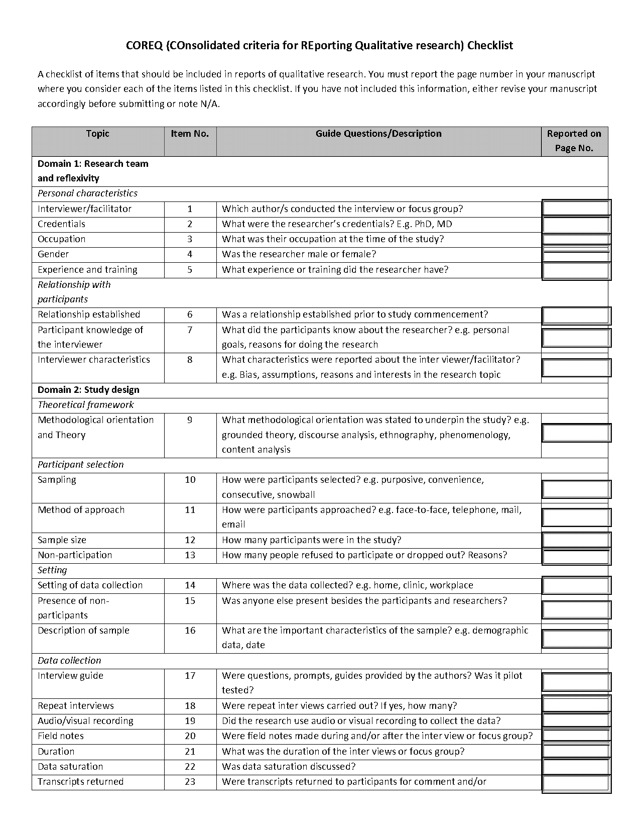 simple checklist template word