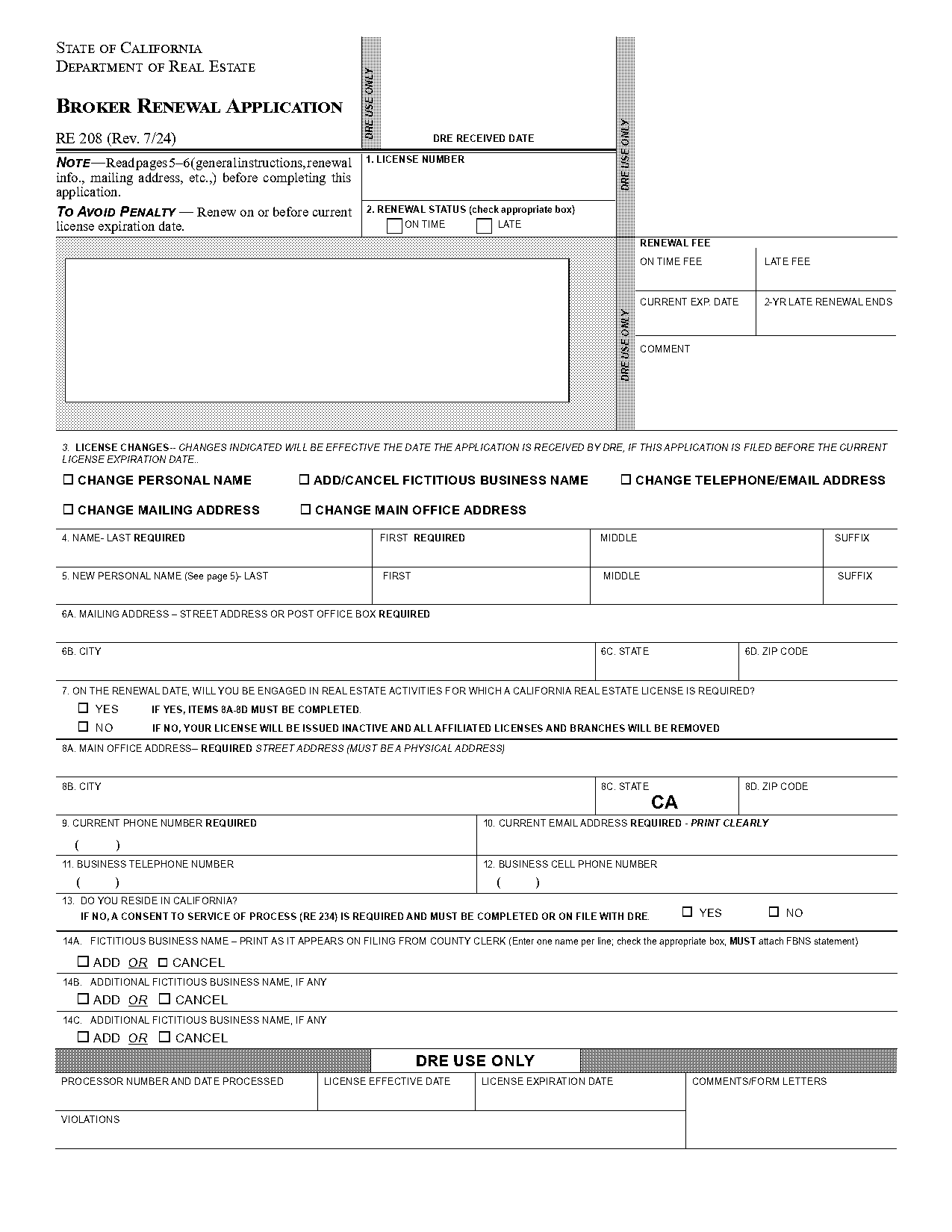 california dmv real id renewal document