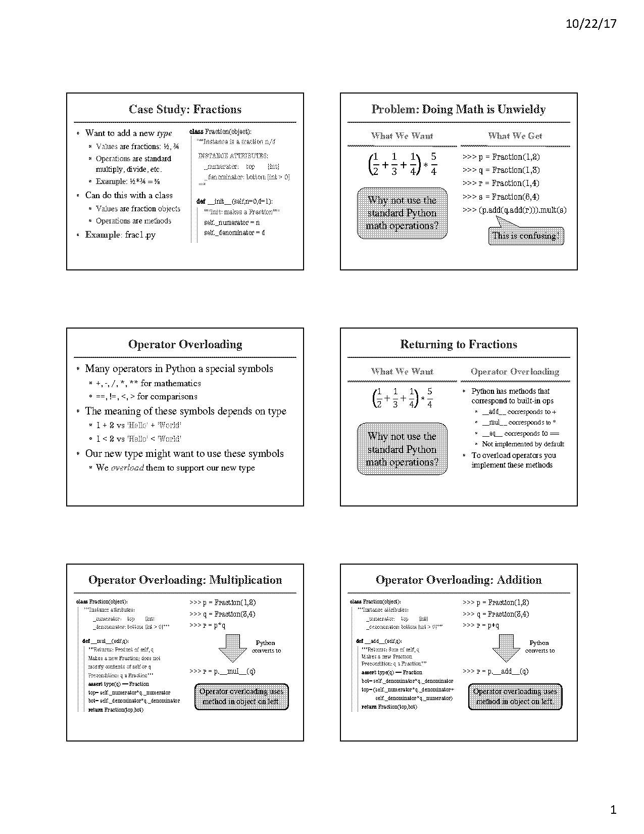 how to write a fraction in python