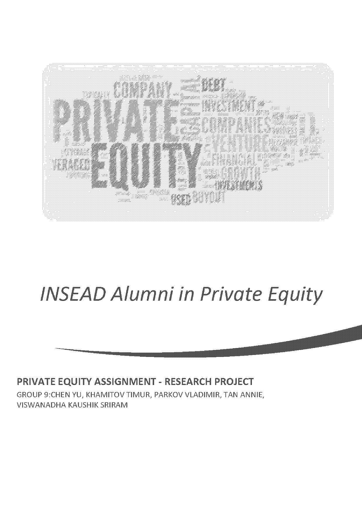 entry private equity resume