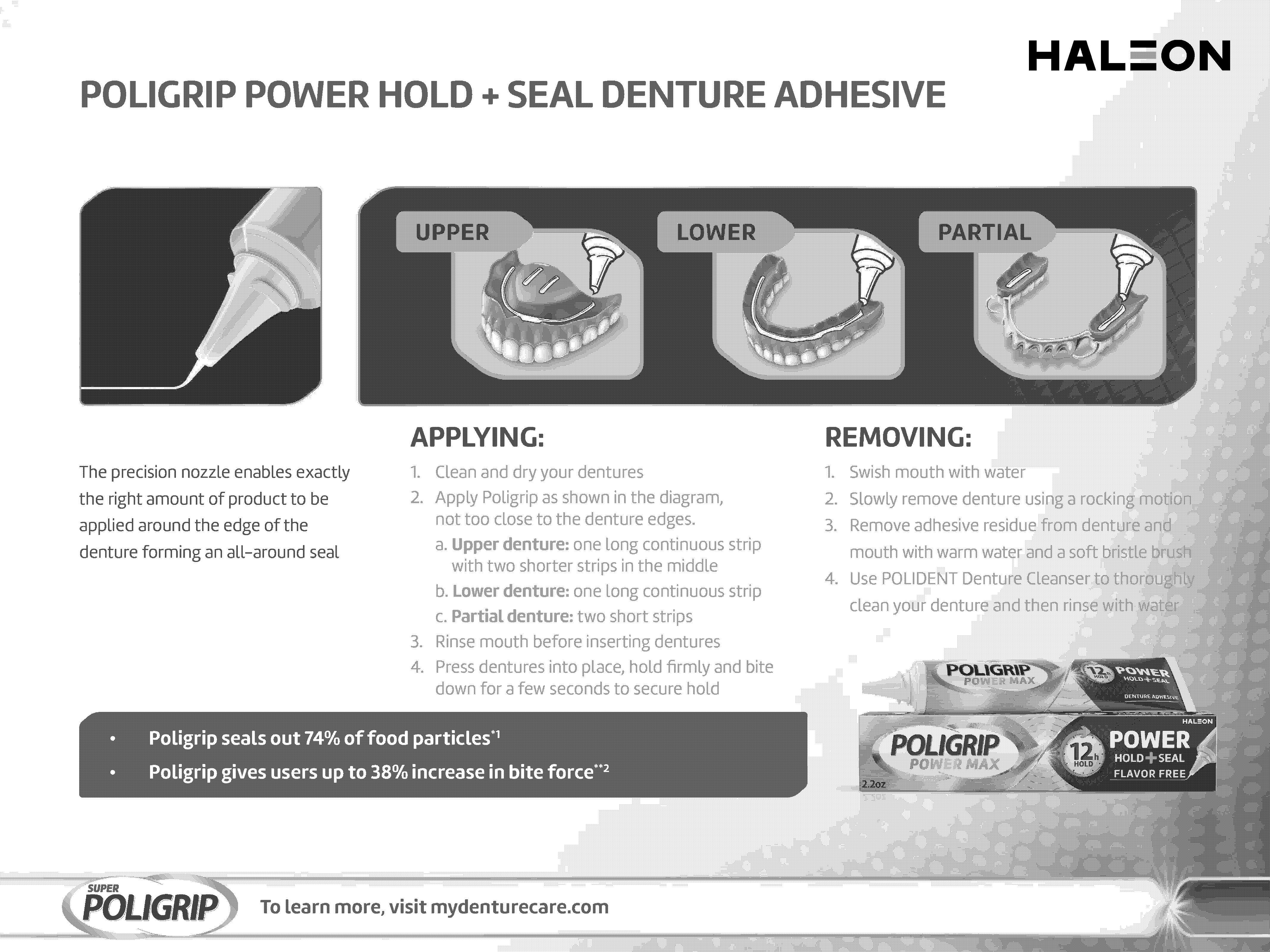 poligrip instructions for use